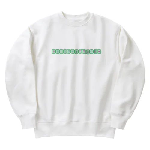 さかさま国士無双ちゃん Heavyweight Crew Neck Sweatshirt