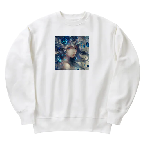 氷の精🧊✨ Heavyweight Crew Neck Sweatshirt