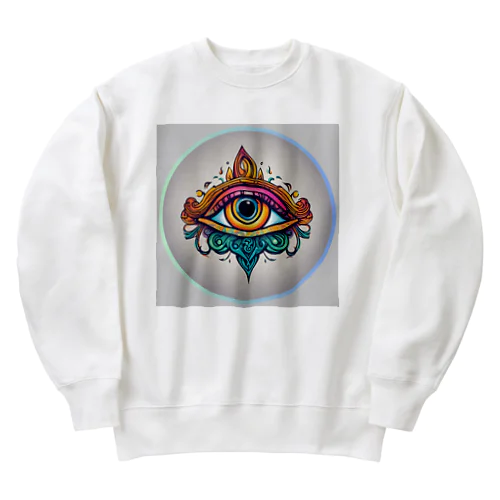 オレンジの第3のeye Heavyweight Crew Neck Sweatshirt