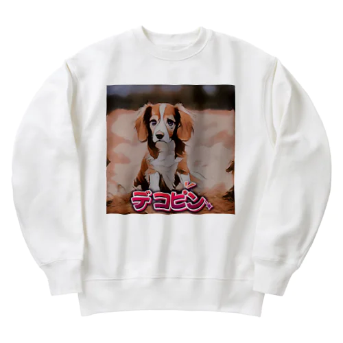 デコピンちゃん Heavyweight Crew Neck Sweatshirt