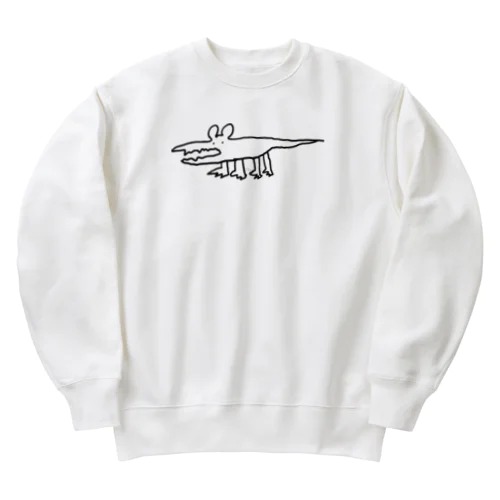 わにぴょん Heavyweight Crew Neck Sweatshirt