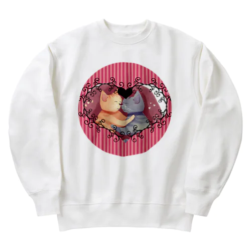 ラブねこ Heavyweight Crew Neck Sweatshirt