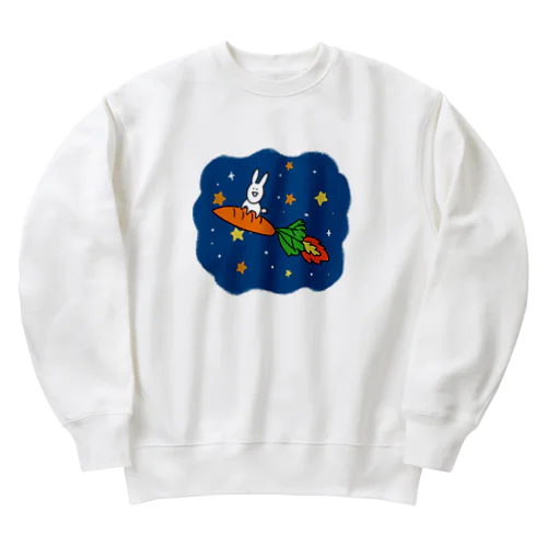 にんじんロケット🥕 Heavyweight Crew Neck Sweatshirt