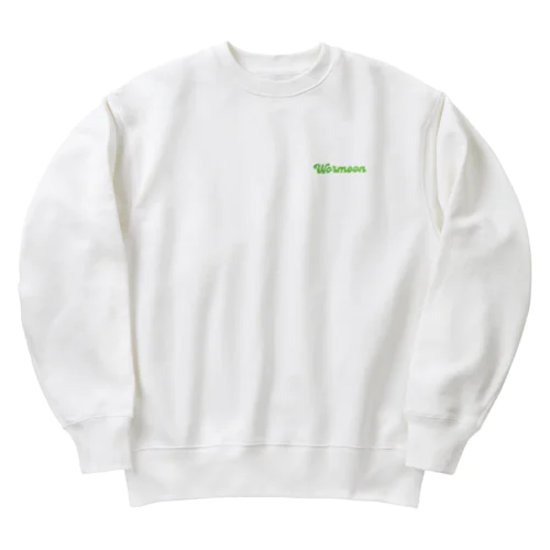 Wormoon スウェット Green 試作品 Heavyweight Crew Neck Sweatshirt