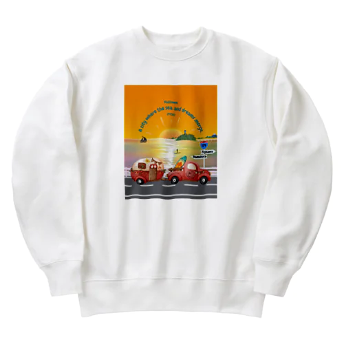 湘南藤沢（2430）夕焼けコレクション Heavyweight Crew Neck Sweatshirt