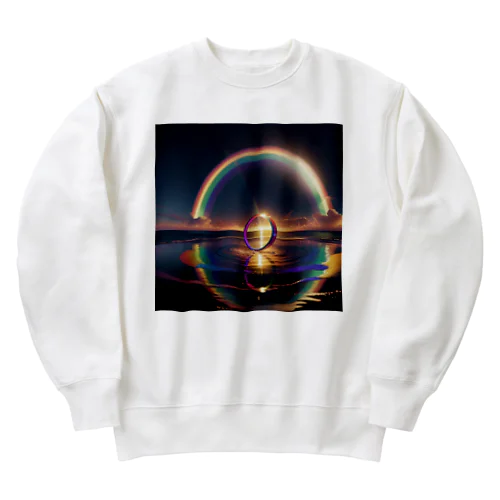 Rainbow Ring Heavyweight Crew Neck Sweatshirt