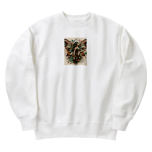 土の妖精 Heavyweight Crew Neck Sweatshirt