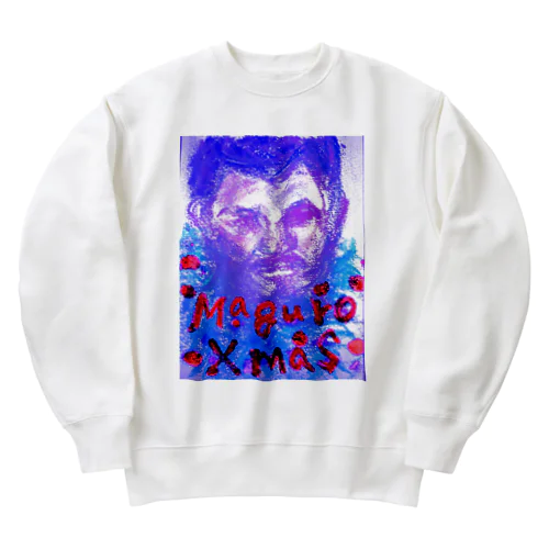 maguro Merry Christmas Heavyweight Crew Neck Sweatshirt