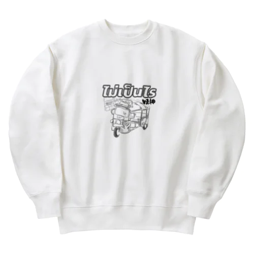 タイ語マイペンライスウェット　トゥクトゥクver Heavyweight Crew Neck Sweatshirt