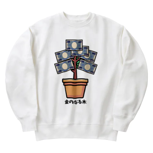 金のなる木_231225 Heavyweight Crew Neck Sweatshirt