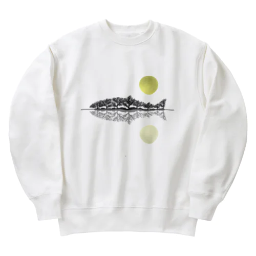 湖畔 Heavyweight Crew Neck Sweatshirt