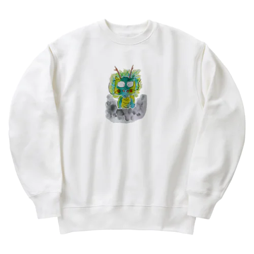 見習い龍神さま🐉 Heavyweight Crew Neck Sweatshirt