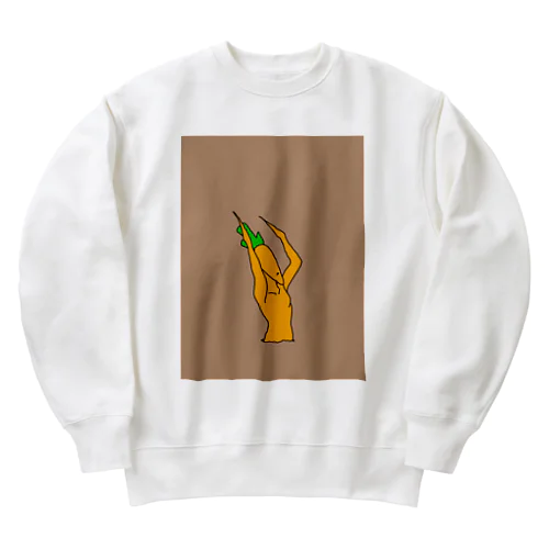 ニン人（埋まり中） Heavyweight Crew Neck Sweatshirt