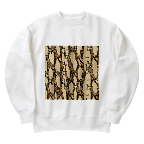 キリンの行進 Heavyweight Crew Neck Sweatshirt