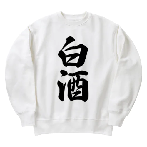 白酒 Heavyweight Crew Neck Sweatshirt