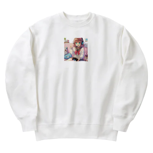 ゲーム女子 Heavyweight Crew Neck Sweatshirt