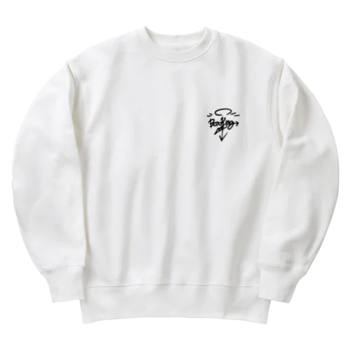 プリントスウェット 逆光ストリート女子 Heavyweight Crew Neck Sweatshirt