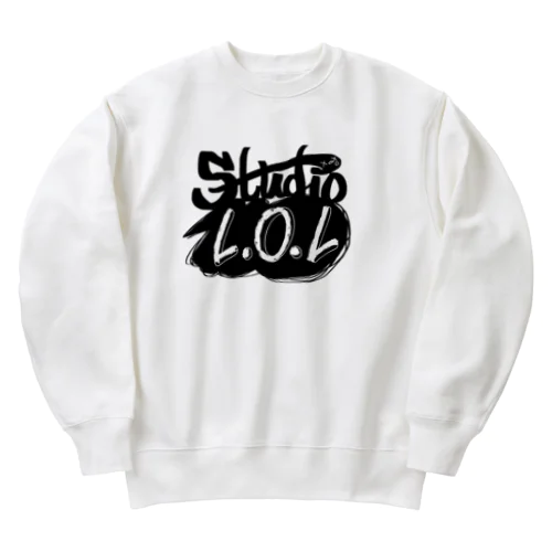 Studio L.O.L モノクロロゴ Heavyweight Crew Neck Sweatshirt