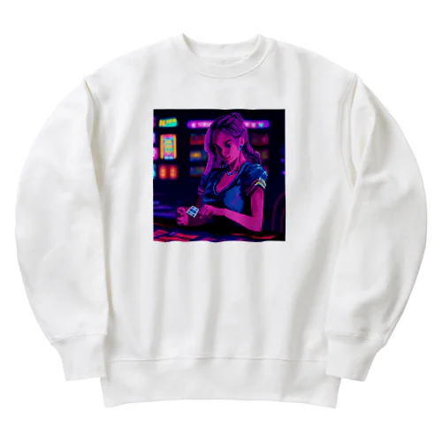 ギャンブラー(女性) Heavyweight Crew Neck Sweatshirt