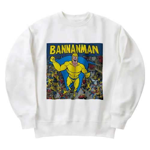黄色のスーパーマン Heavyweight Crew Neck Sweatshirt