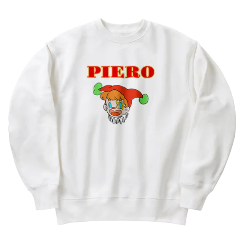 【シンプルフェイス】ピエロ Heavyweight Crew Neck Sweatshirt