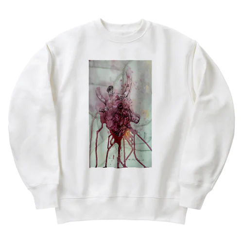 心臓2 Heavyweight Crew Neck Sweatshirt