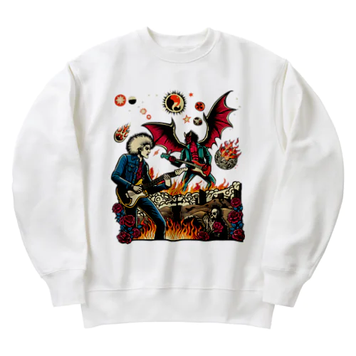 悪魔とランデブー Heavyweight Crew Neck Sweatshirt