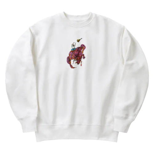 運気の上がりそうなやつ Heavyweight Crew Neck Sweatshirt