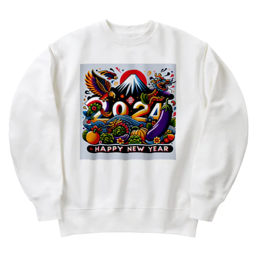 2024年　ハッピーニューイヤー Heavyweight Crew Neck Sweatshirt