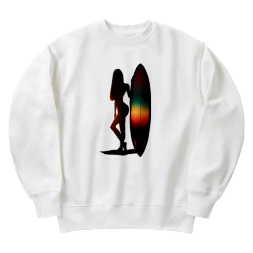 サーフィン女子 Heavyweight Crew Neck Sweatshirt