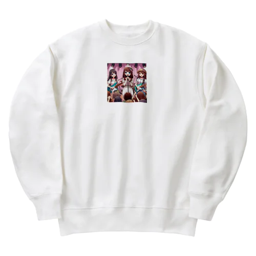 AI美女バンド Heavyweight Crew Neck Sweatshirt