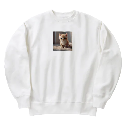 ねこのグッズ Heavyweight Crew Neck Sweatshirt