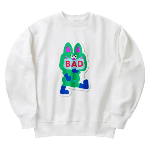 \ ながぐつねこのBAD / Heavyweight Crew Neck Sweatshirt