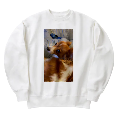 愛美　マナミ　パピオン Heavyweight Crew Neck Sweatshirt