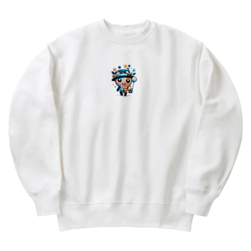 寒色のクレヨ君 Heavyweight Crew Neck Sweatshirt