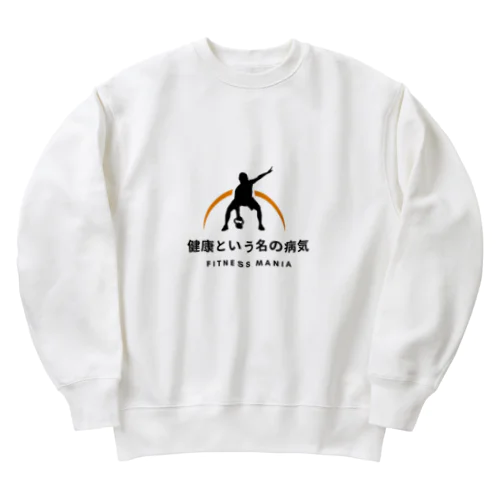 健康という名の病気 Heavyweight Crew Neck Sweatshirt