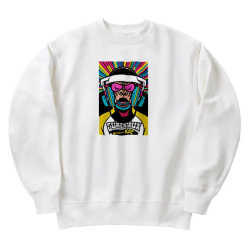 カラフルミュージックゴリラ Heavyweight Crew Neck Sweatshirt