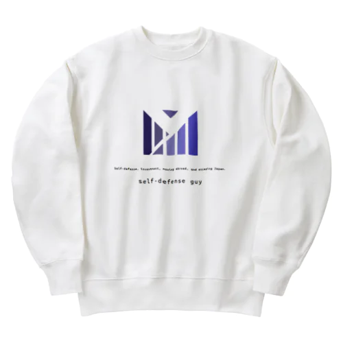 自己防衛おじさん２ Heavyweight Crew Neck Sweatshirt