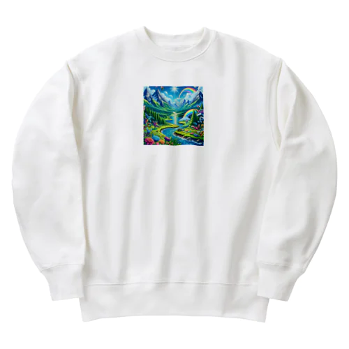 秘密の妖精の谷 Heavyweight Crew Neck Sweatshirt