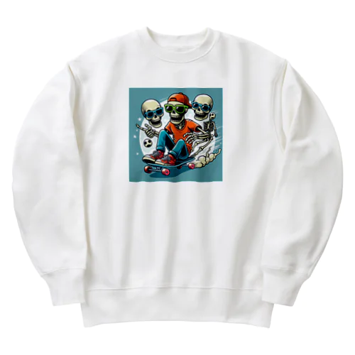 スケルトン・スケーター Heavyweight Crew Neck Sweatshirt