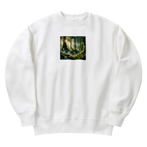 森の妖精シリーズ2 Heavyweight Crew Neck Sweatshirt