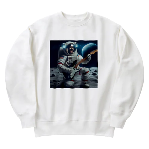 月面着陸 Heavyweight Crew Neck Sweatshirt