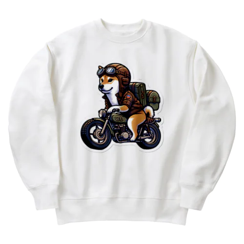 柴ライダーロードshiba24 Heavyweight Crew Neck Sweatshirt