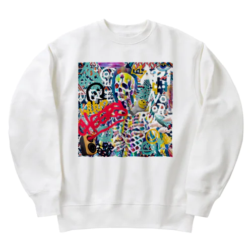 GAIKOTSU～RyokonishiNFT SELPHY Heavyweight Crew Neck Sweatshirt