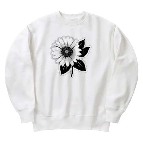 モノクロマーガレット Heavyweight Crew Neck Sweatshirt