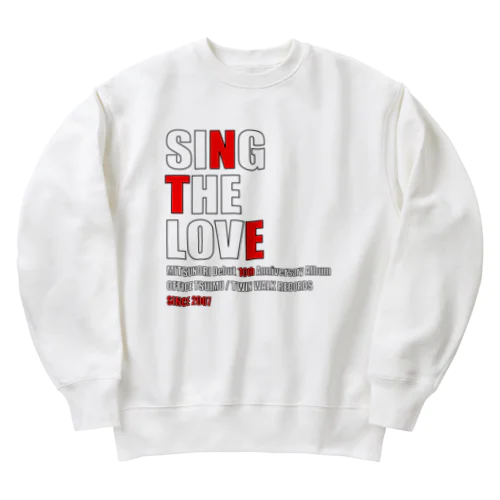 MITSUNORI デビュー10周年記念デザイン Heavyweight Crew Neck Sweatshirt