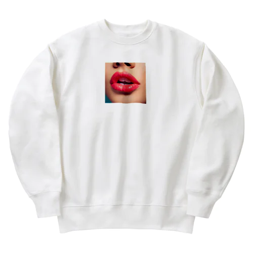 唇 Heavyweight Crew Neck Sweatshirt