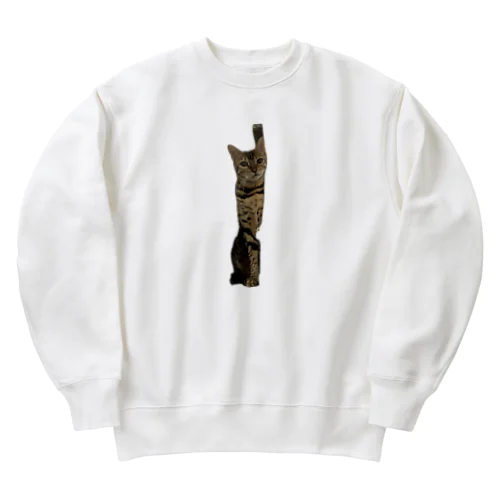 さみしがりごにゃん Heavyweight Crew Neck Sweatshirt