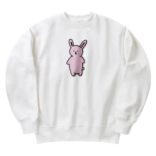 ポテっとうさぎ Heavyweight Crew Neck Sweatshirt