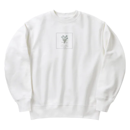 *ミルキーブルーチューリップの花束 Heavyweight Crew Neck Sweatshirt